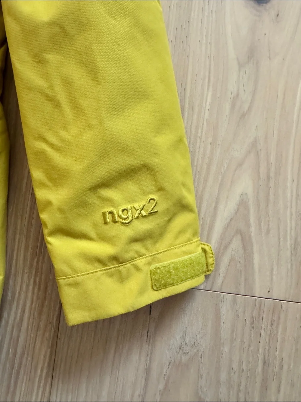 Kathmandu Kids Yellow Hooded Rain Jacket